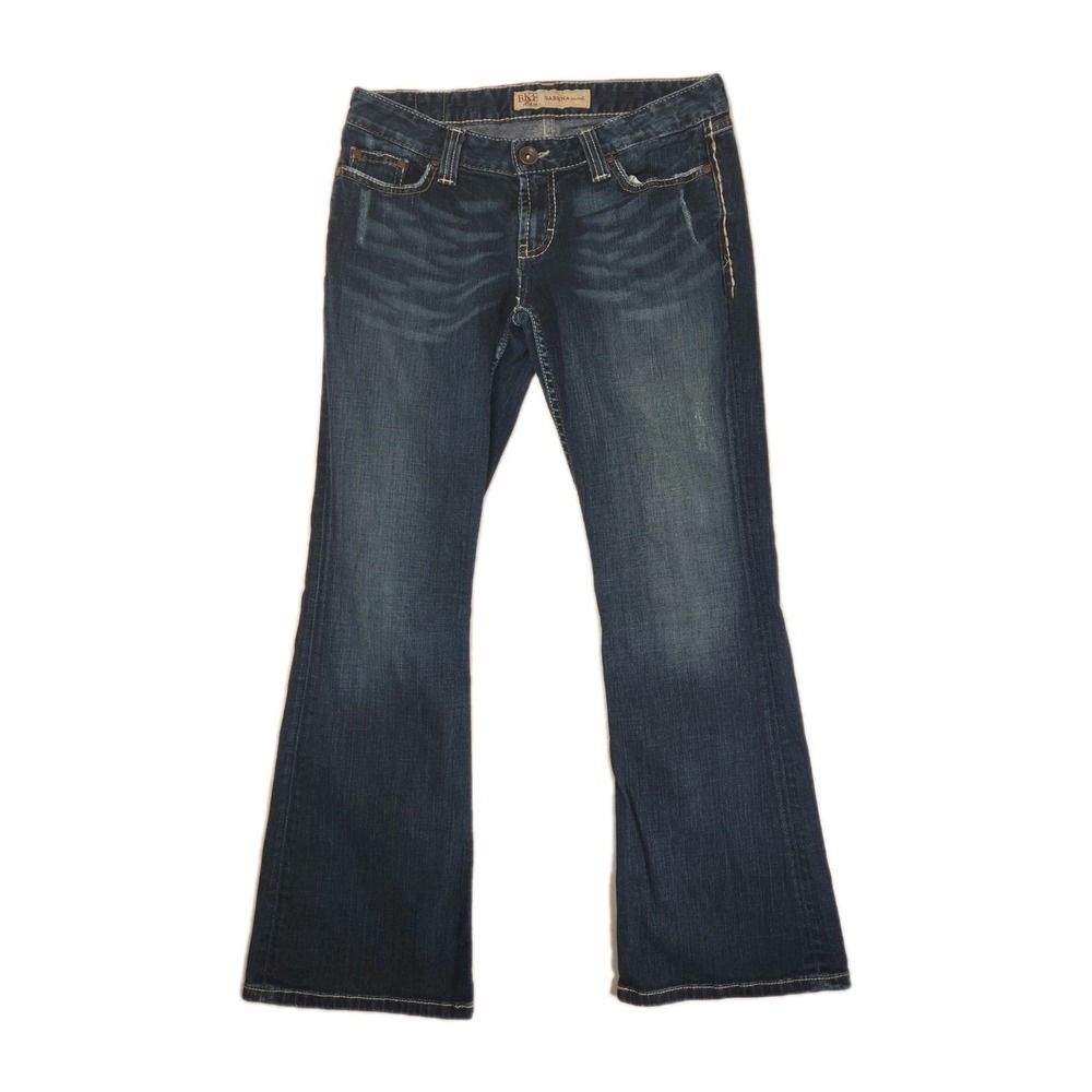 BKE Sabrina Bootcut Jeans Womens 29x31.5 (32×31.5 Actual) Low-Rise Dark Wash